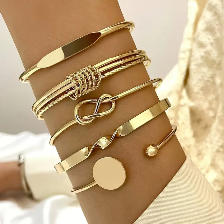 Chic Knotted Bracelet Set