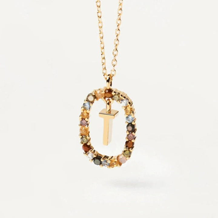 Chic Multicolor Stone Necklace