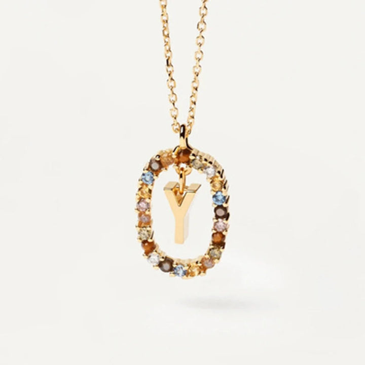 Chic Multicolor Stone Necklace