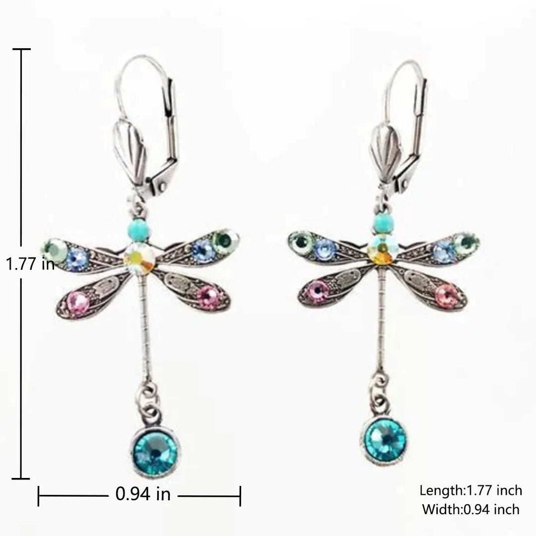 Retro Dragonfly Earrings