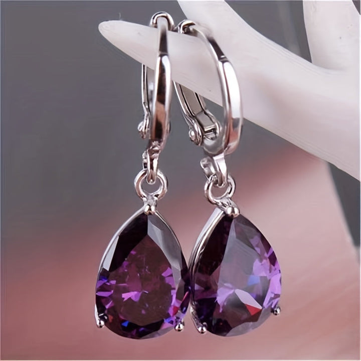 Tania Amethyst Stud Earrings
