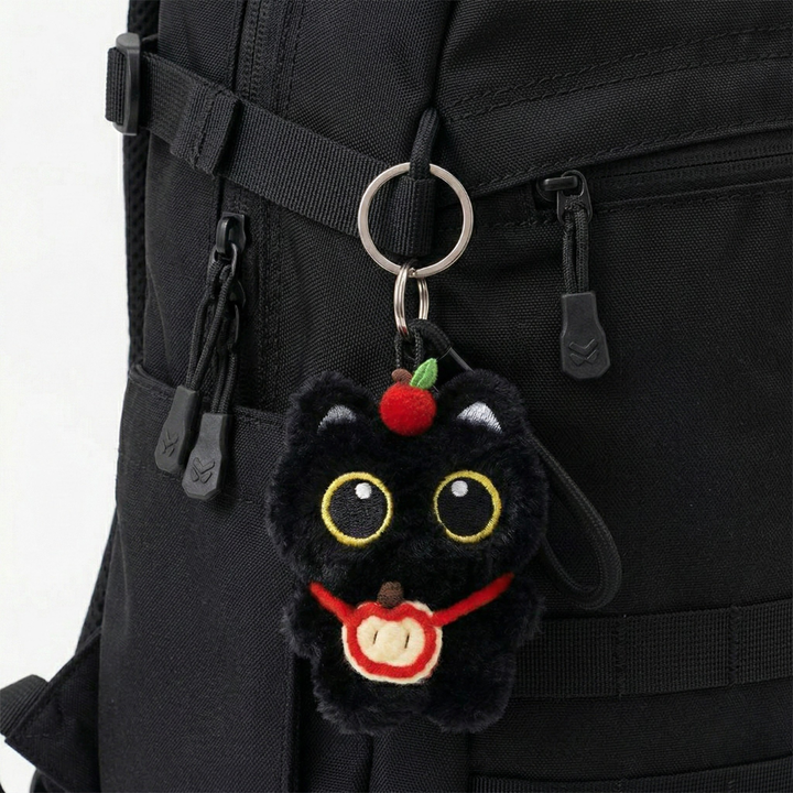 Charming Kitty Manzanita Keychain