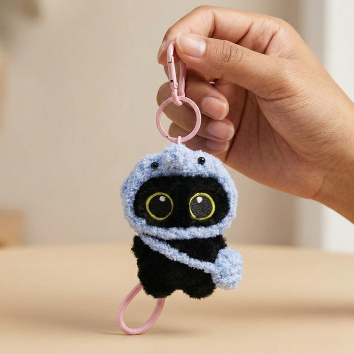 Charming Blue Bunny Keychain - Pretty Kitty Collection
