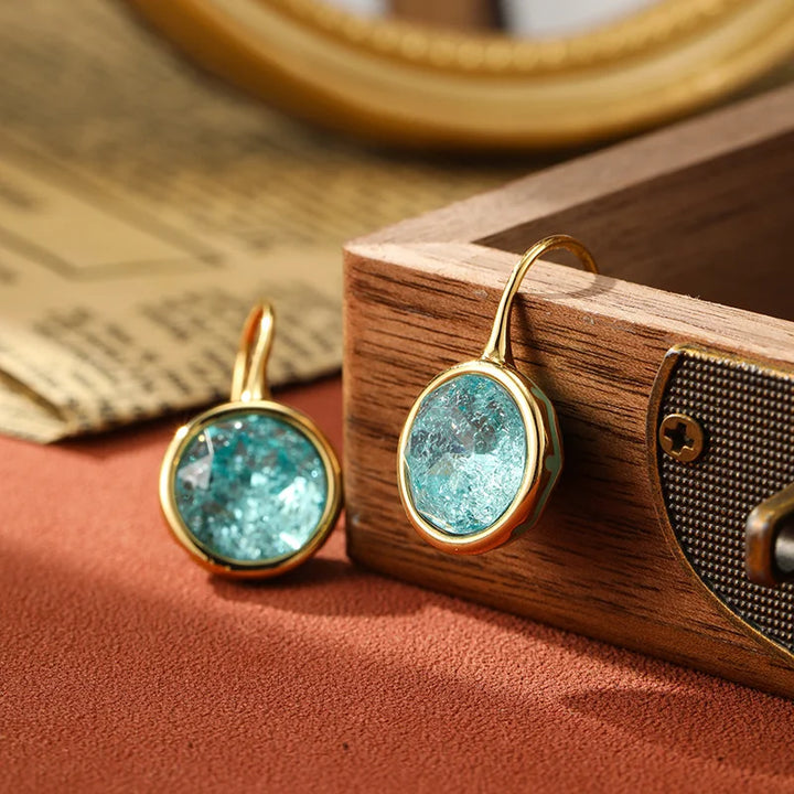 Vintage Ice Crack Earrings