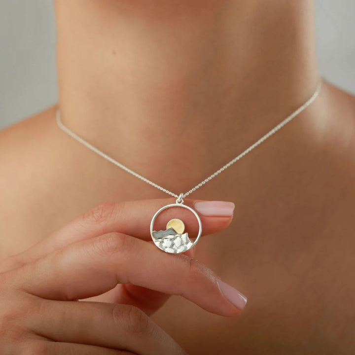 Mountain Pendant Necklace