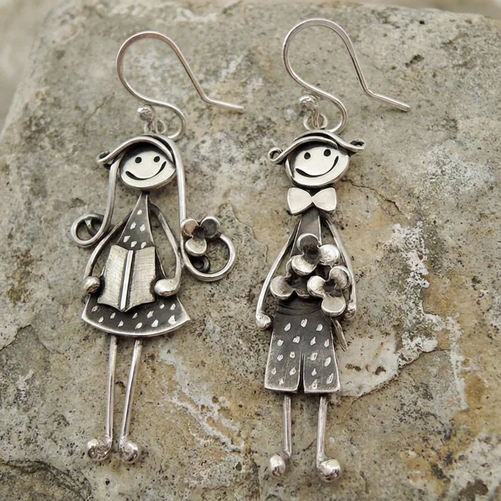 Vintage Dangle Earrings for Kids
