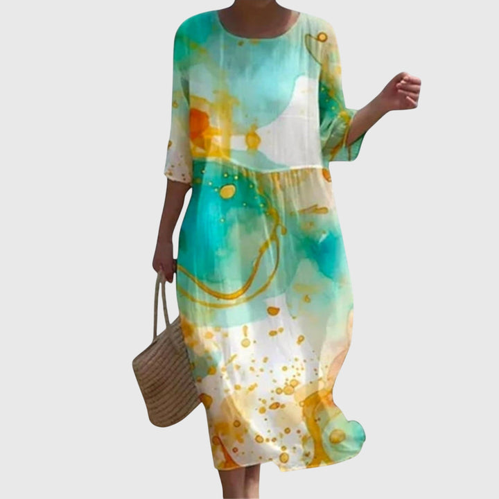 Hayley™ | Elegant Floral Long Robe