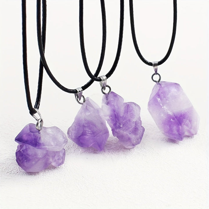 Maria Amethyst Pendant Necklace