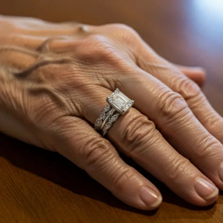 Vintage Silver Layered Ring