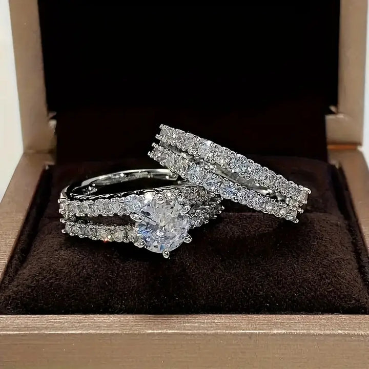 Eternal Love Gold Ring Set