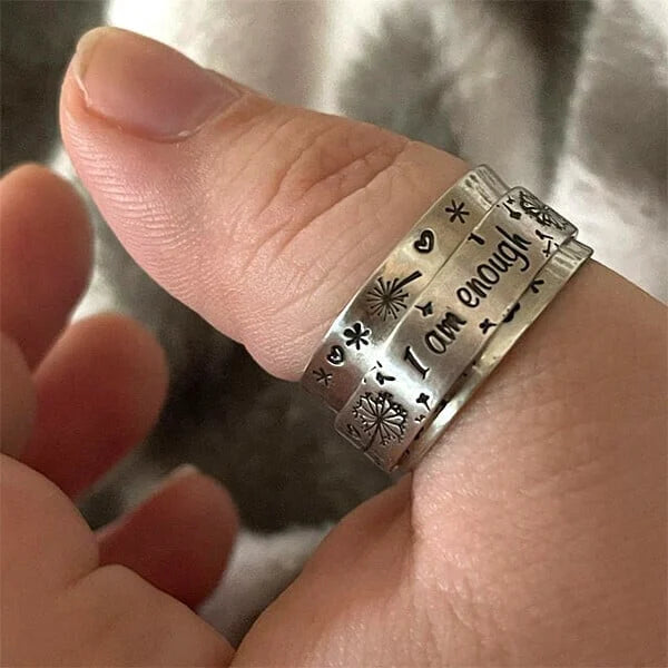 Dandelion Meditation Tooth Ring
