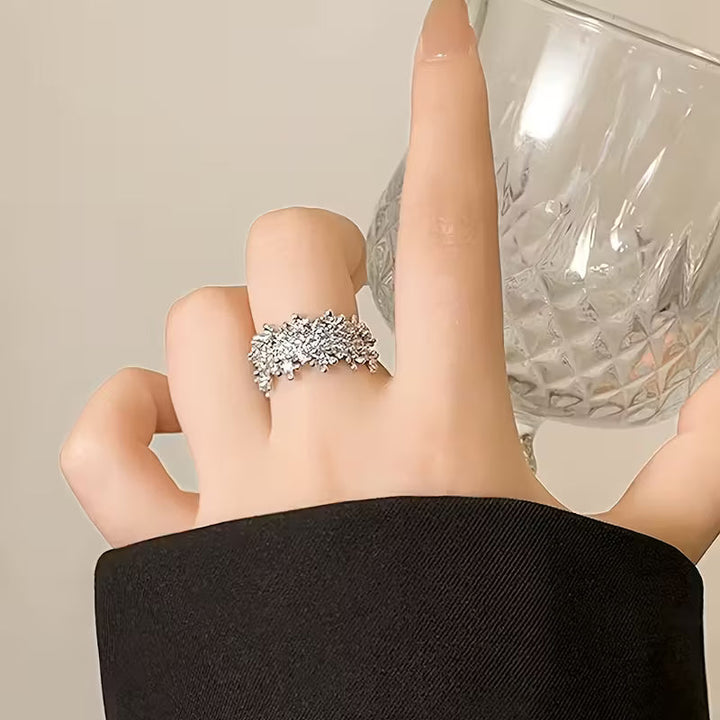 Elegant Irregular Geometric Ring