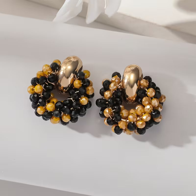 Handcrafted Bohemian Beaded Earrings