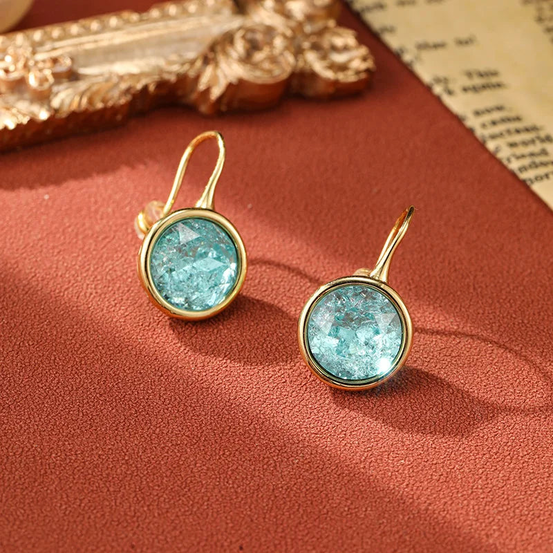 Vintage Ice Crack Earrings