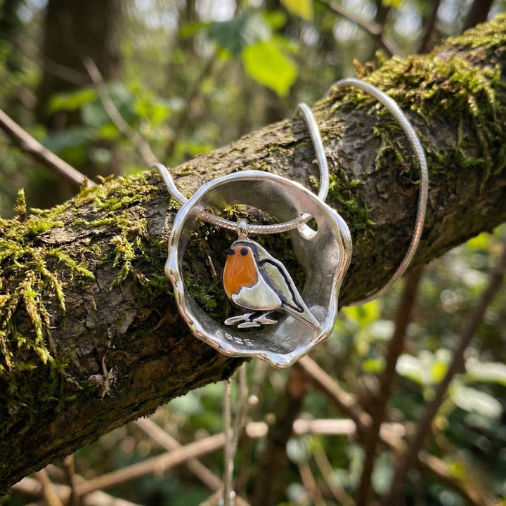 Handmade Delicate Bird Collar