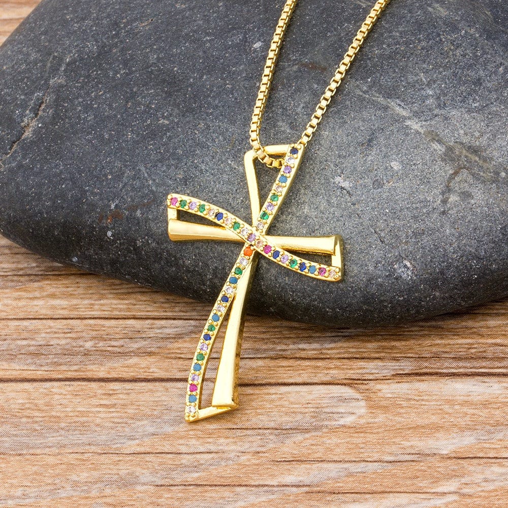 Vibrant Zircon Gem Necklace