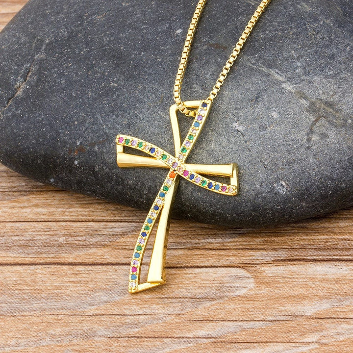 Vibrant Zircon Gem Necklace