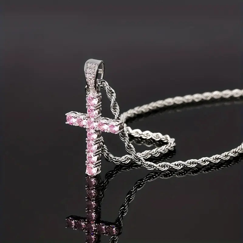Cross Pendant Necklace" can be rewritten as "Elegant Cross Pendant Necklace.