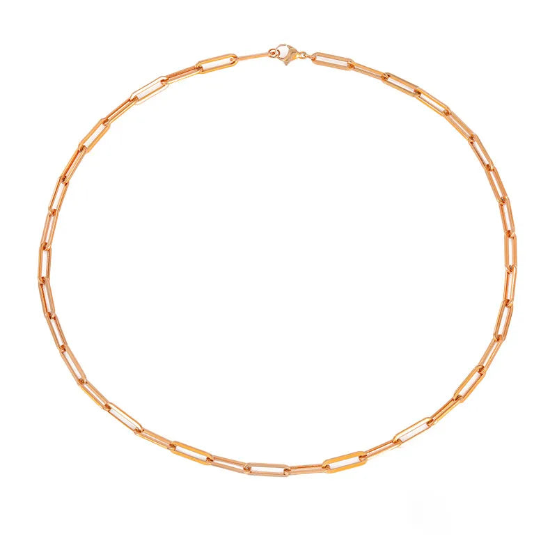 Stainless Steel Chain Collar for Women