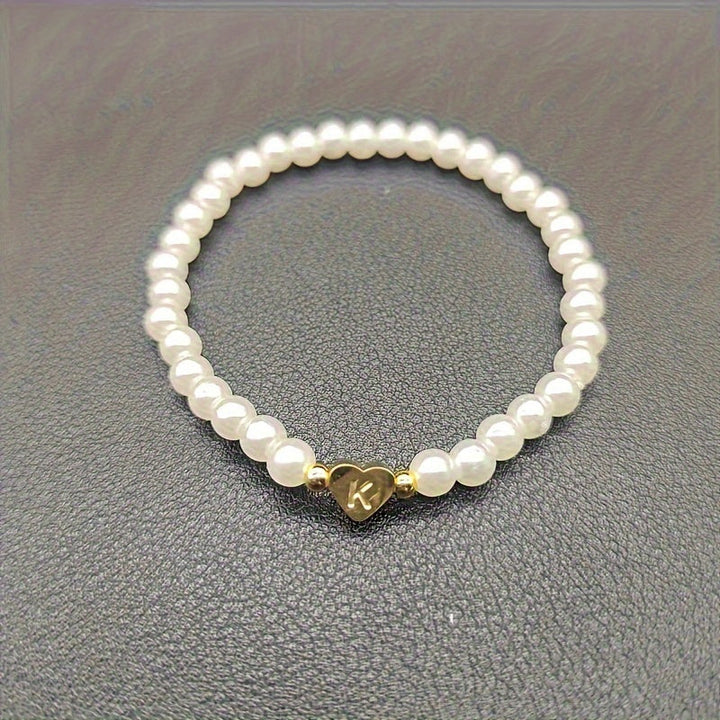 Charming Initial Heart Bracelet