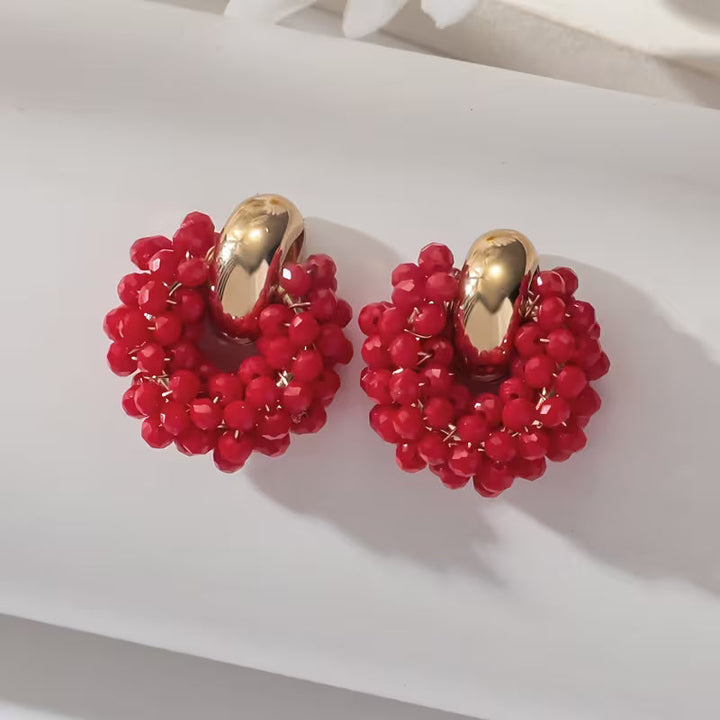 Handcrafted Bohemian Beaded Earrings