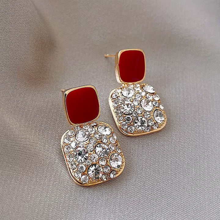 Square Drop Earrings