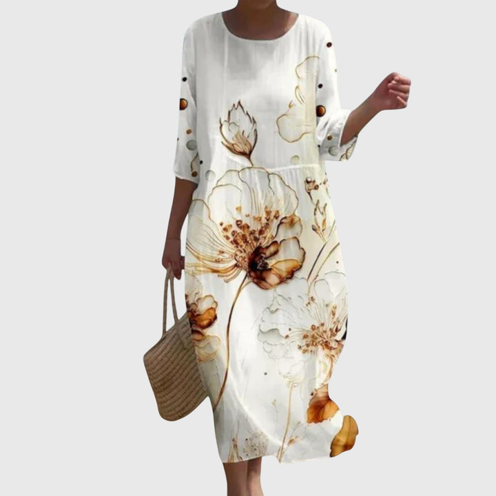 Hayley™ | Elegant Floral Long Robe