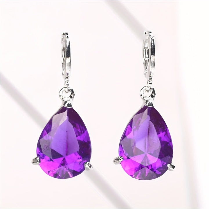 Tania Amethyst Stud Earrings