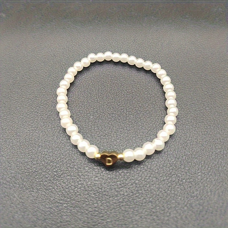 Charming Initial Heart Bracelet