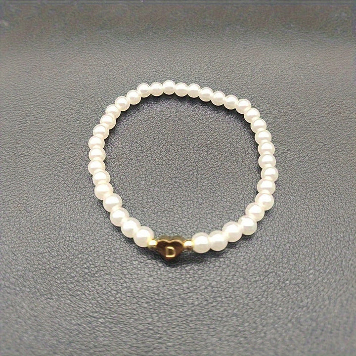 Charming Initial Heart Bracelet