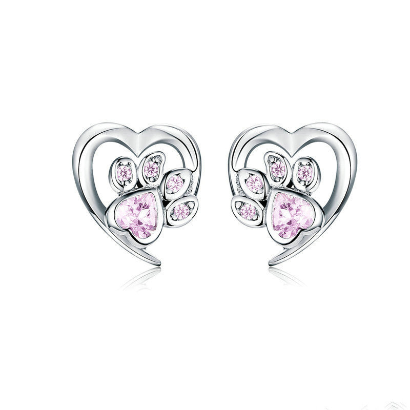 Silver Claw Earrings