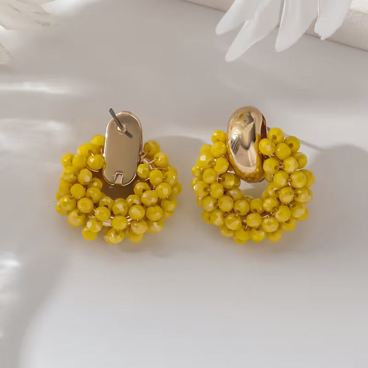 Handcrafted Bohemian Beaded Earrings