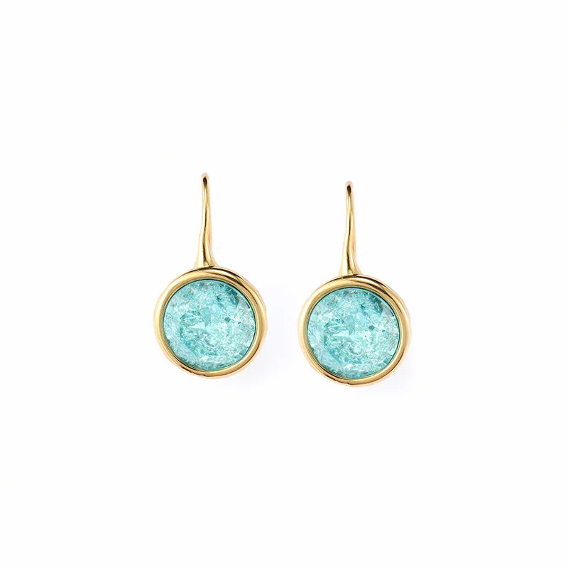 Vintage Ice Crack Earrings