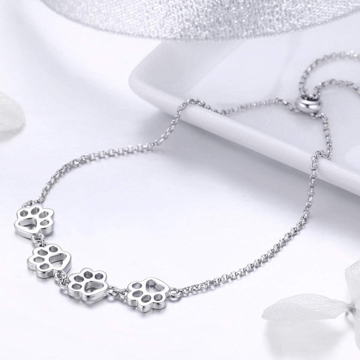 Paw Print Charm Bracelet