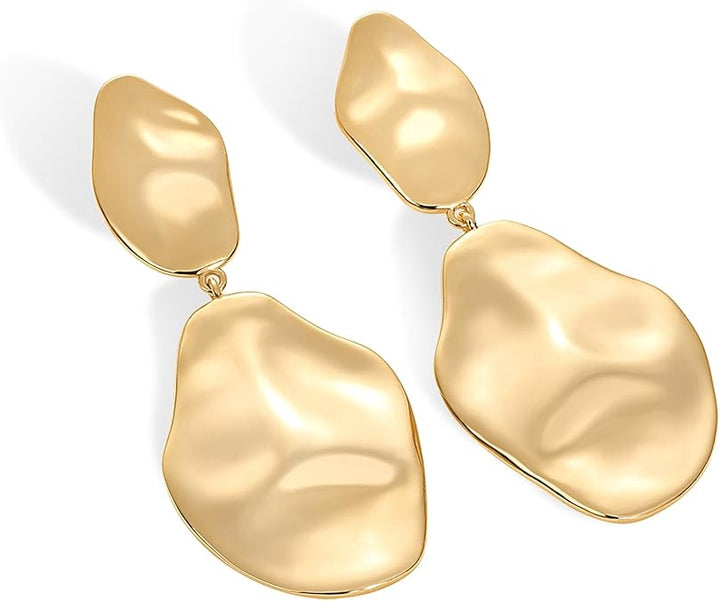 Gold Wave Earrings
