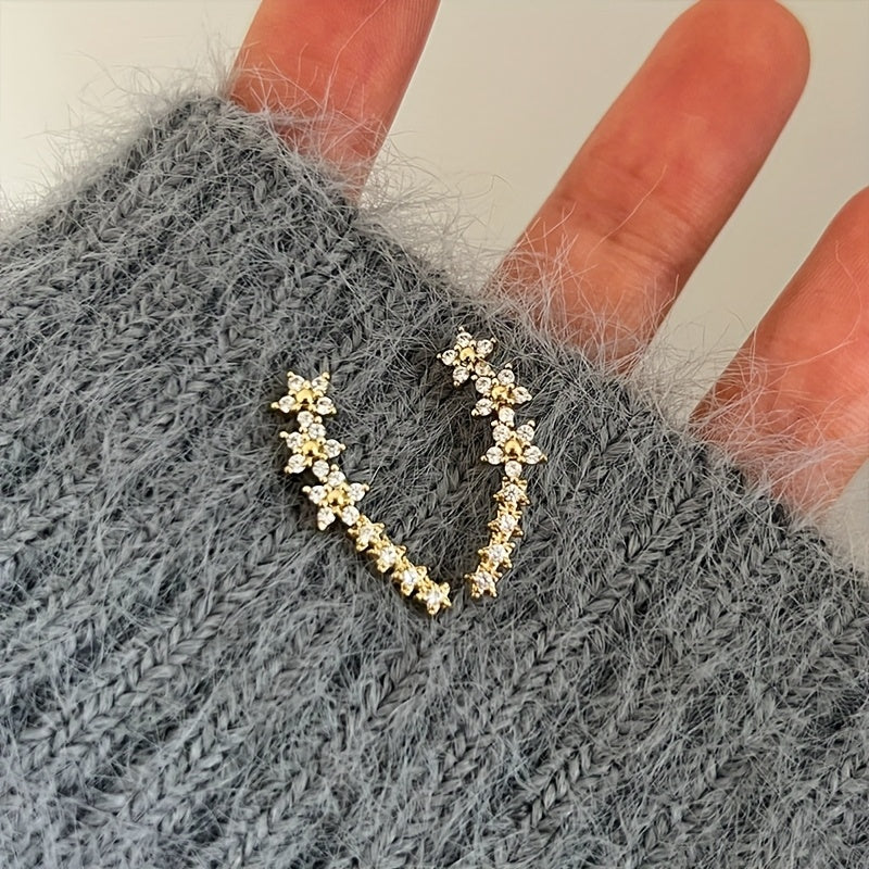 Chic Floral Earrings