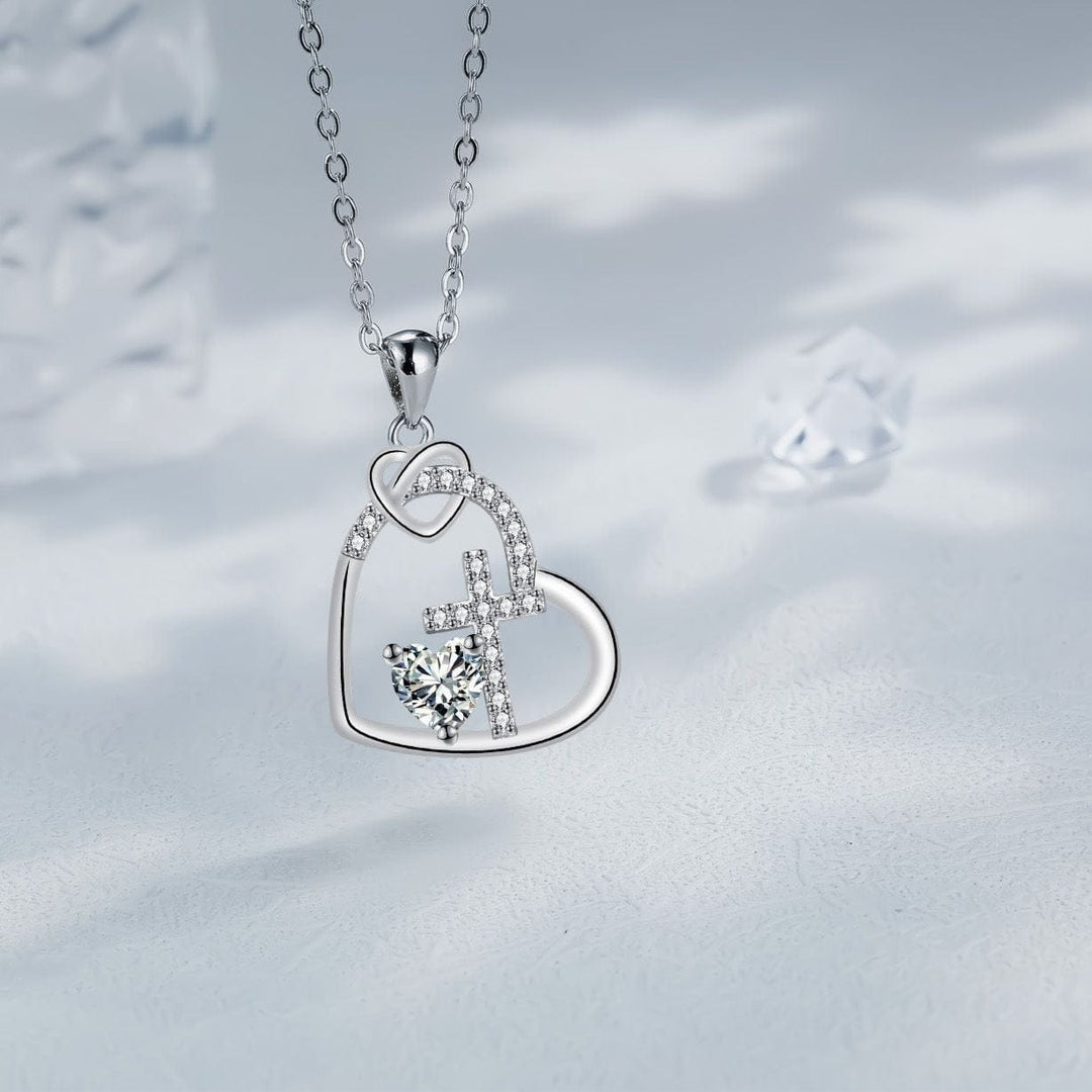 Heart-Inlay Necklace