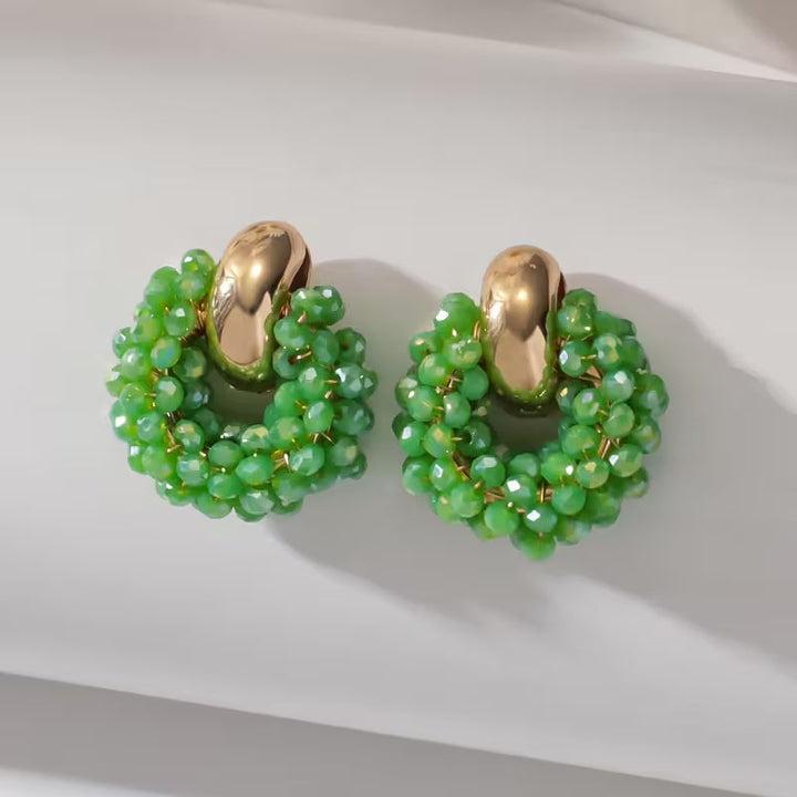Handcrafted Bohemian Beaded Earrings