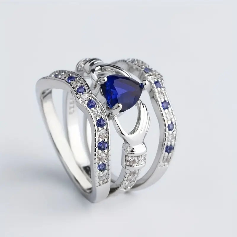 Timeless Blue Ring Set