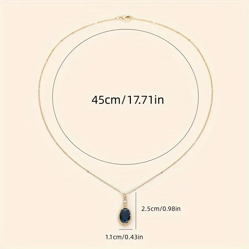 Lunar Glow Gold Necklace