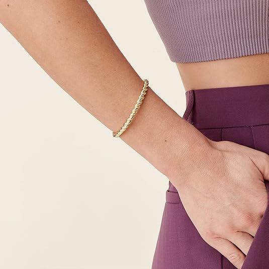 Gold Twist Bracelet