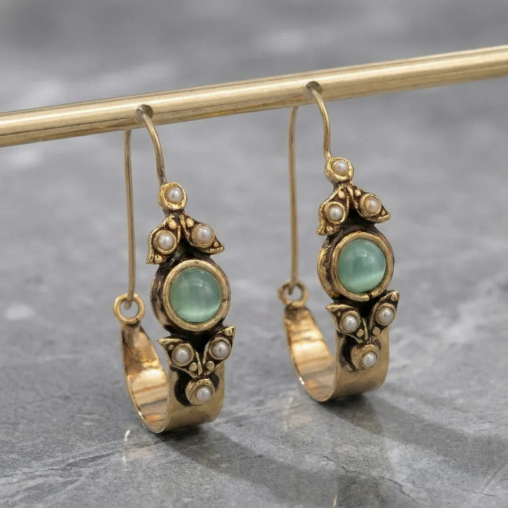 Chic Retro Ethnic Drop Earrings