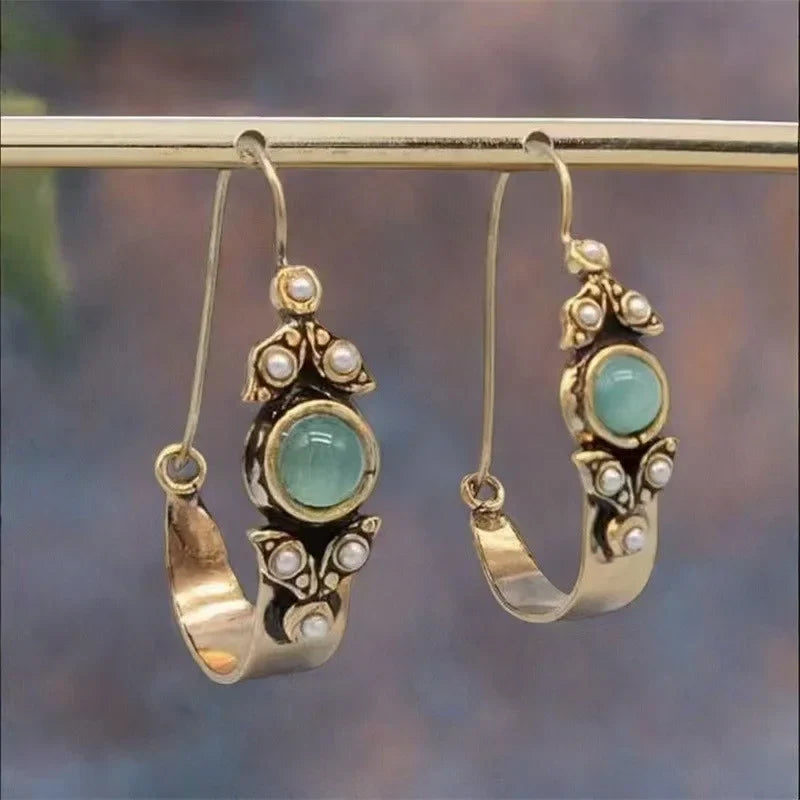 Chic Retro Ethnic Drop Earrings