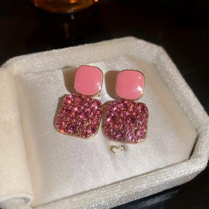 Square Drop Earrings