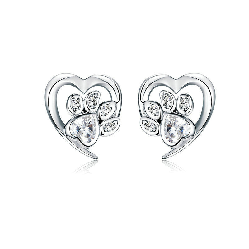 Silver Claw Earrings