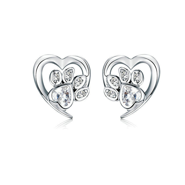 Silver Claw Earrings