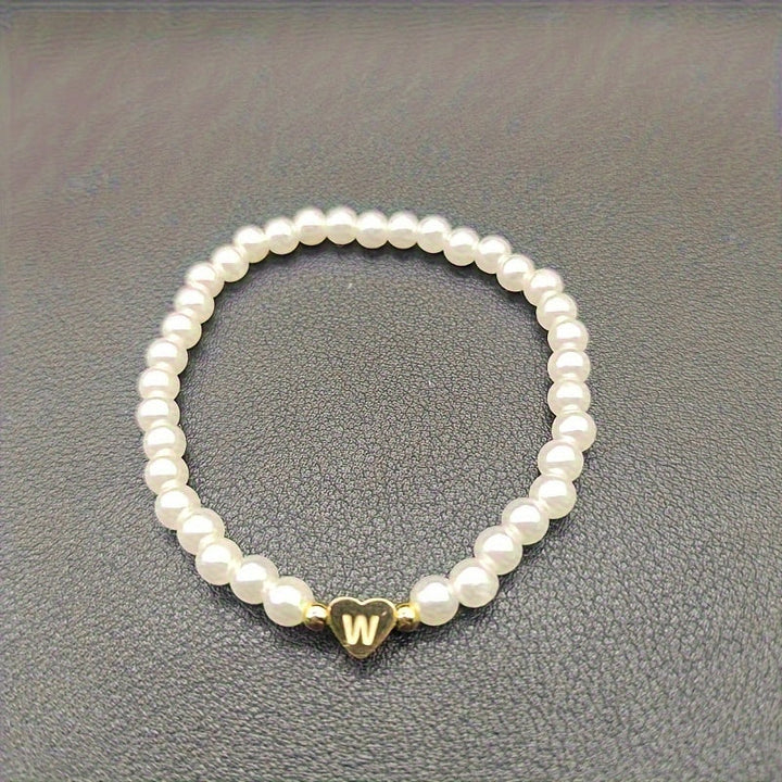 Charming Initial Heart Bracelet