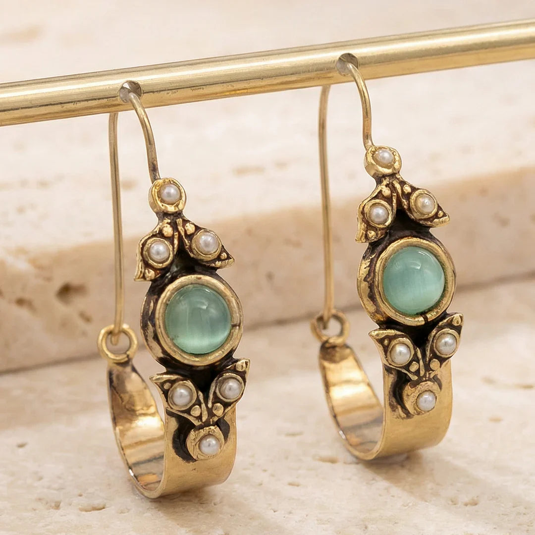 Chic Retro Ethnic Drop Earrings