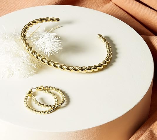 Gold Twist Bracelet