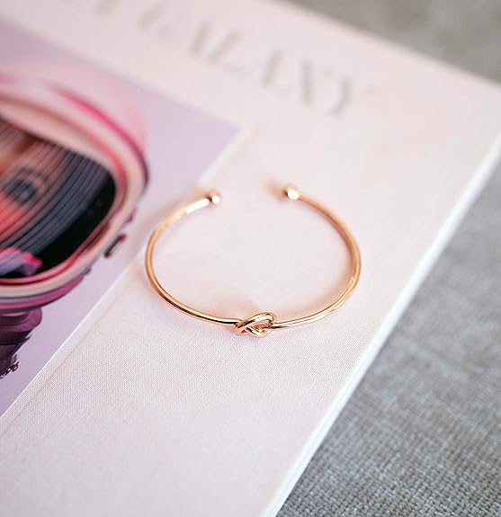 Gold Love Knot Bracelet